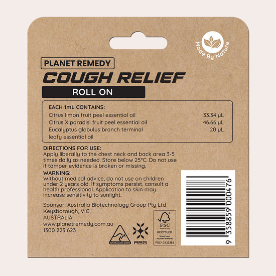 Planet Remedy Cough Relief Roll On