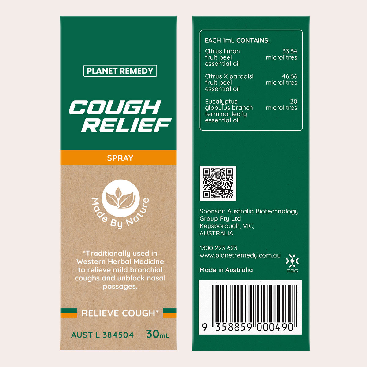 Planet Remedy Cough Relief Spray