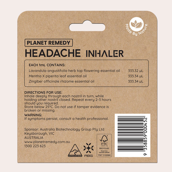 Planet Remedy Headache Inhaler