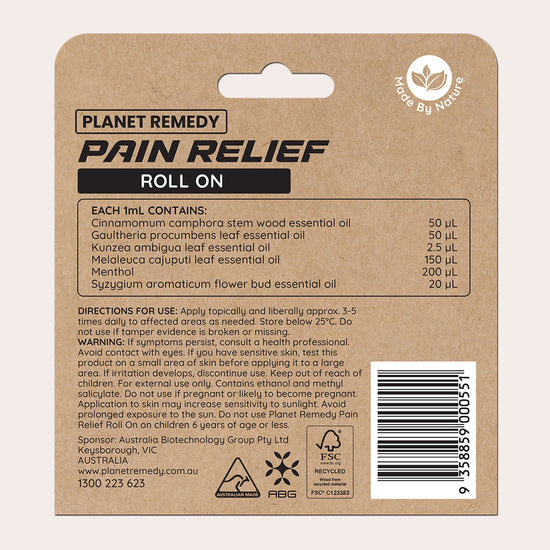 Planet Remedy Pain Relief Roll On