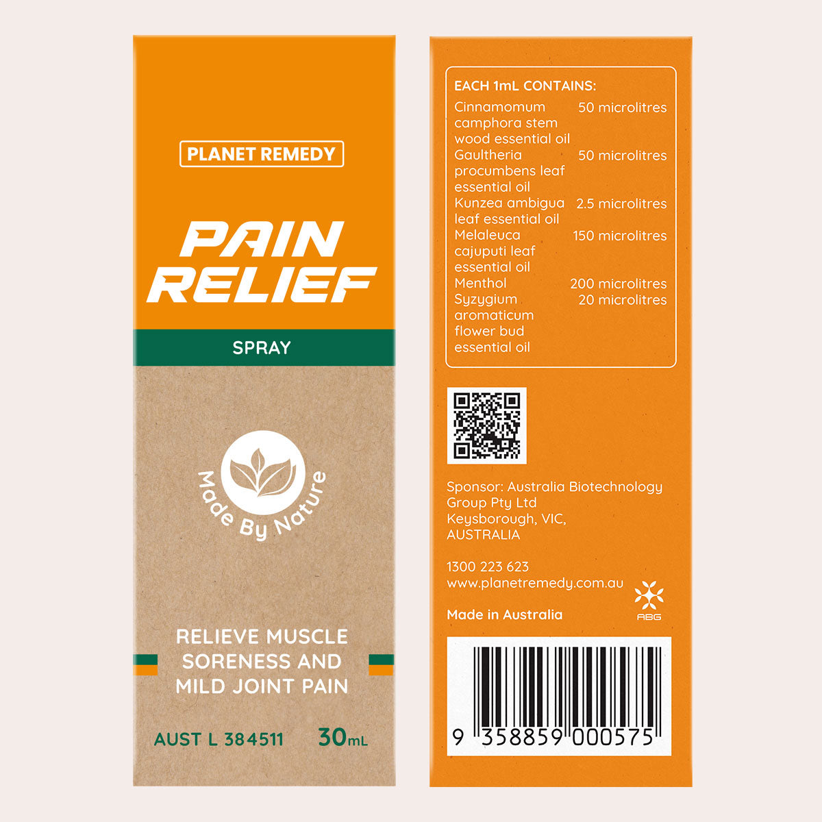 Planet Remedy Pain Relief Spray