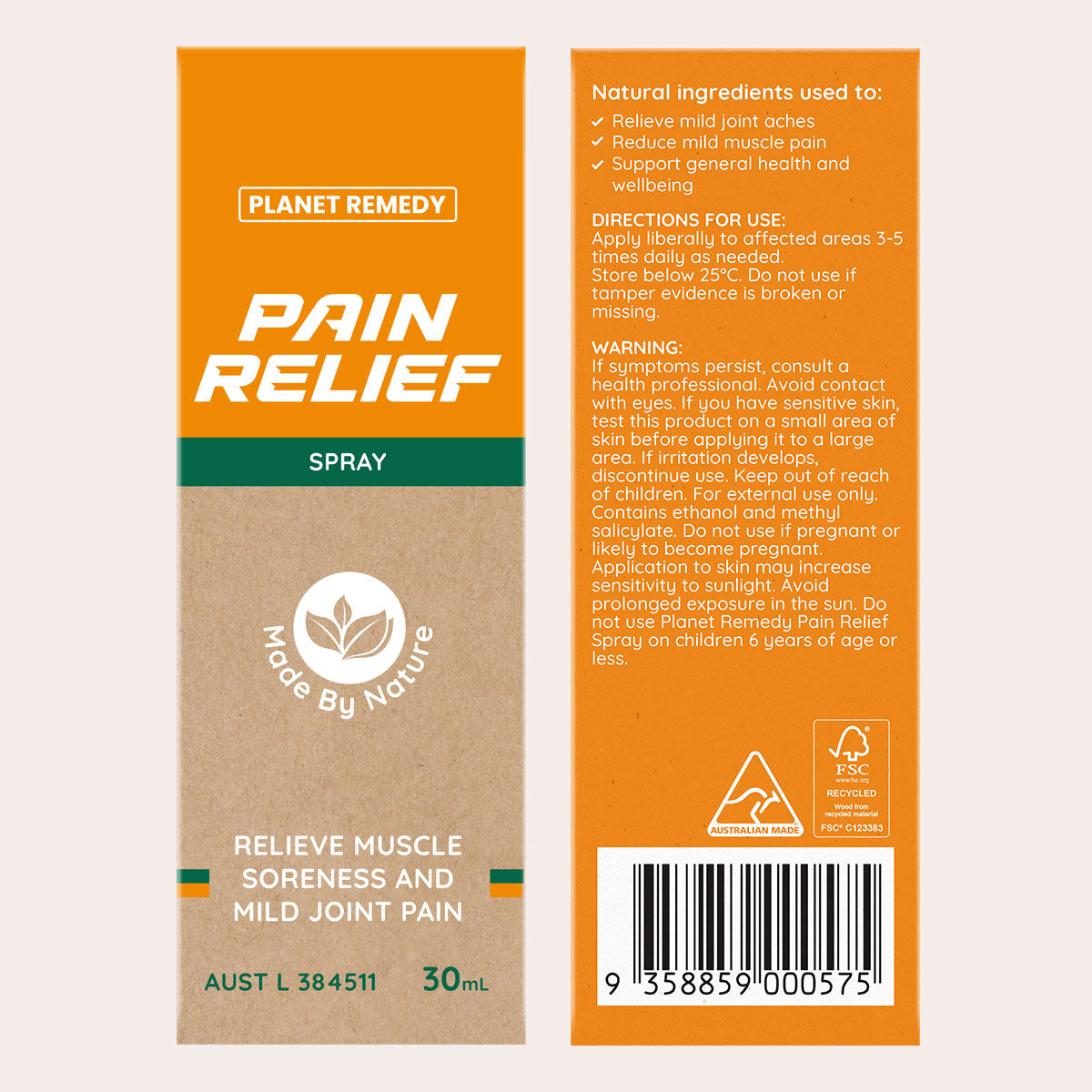 Load image into Gallery viewer, Planet Remedy Pain Relief Spray
